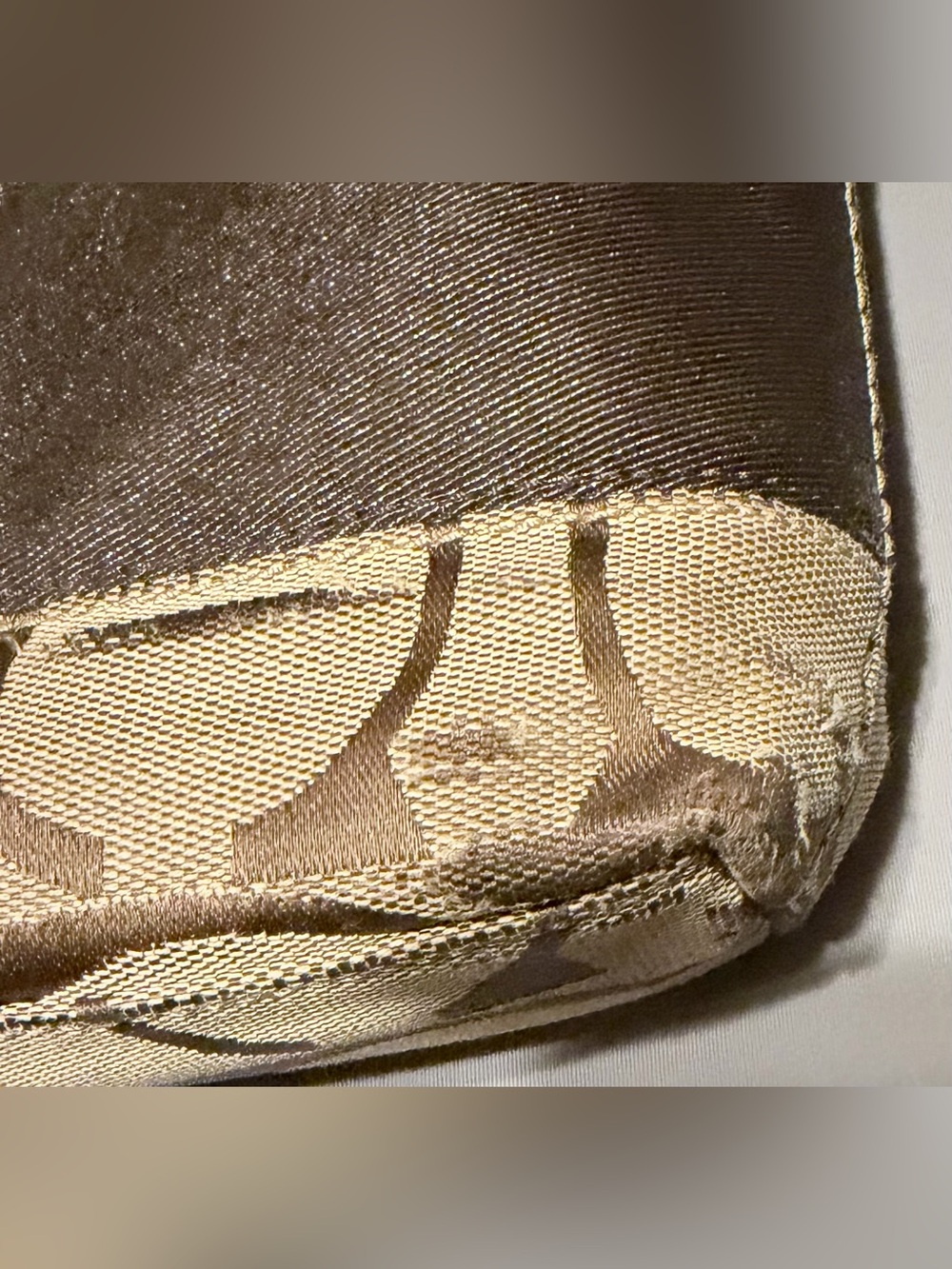 ✨VINTAGE✨ Coach Signature Canvas and Leather Shoulder Bag - Picture 15 of 16